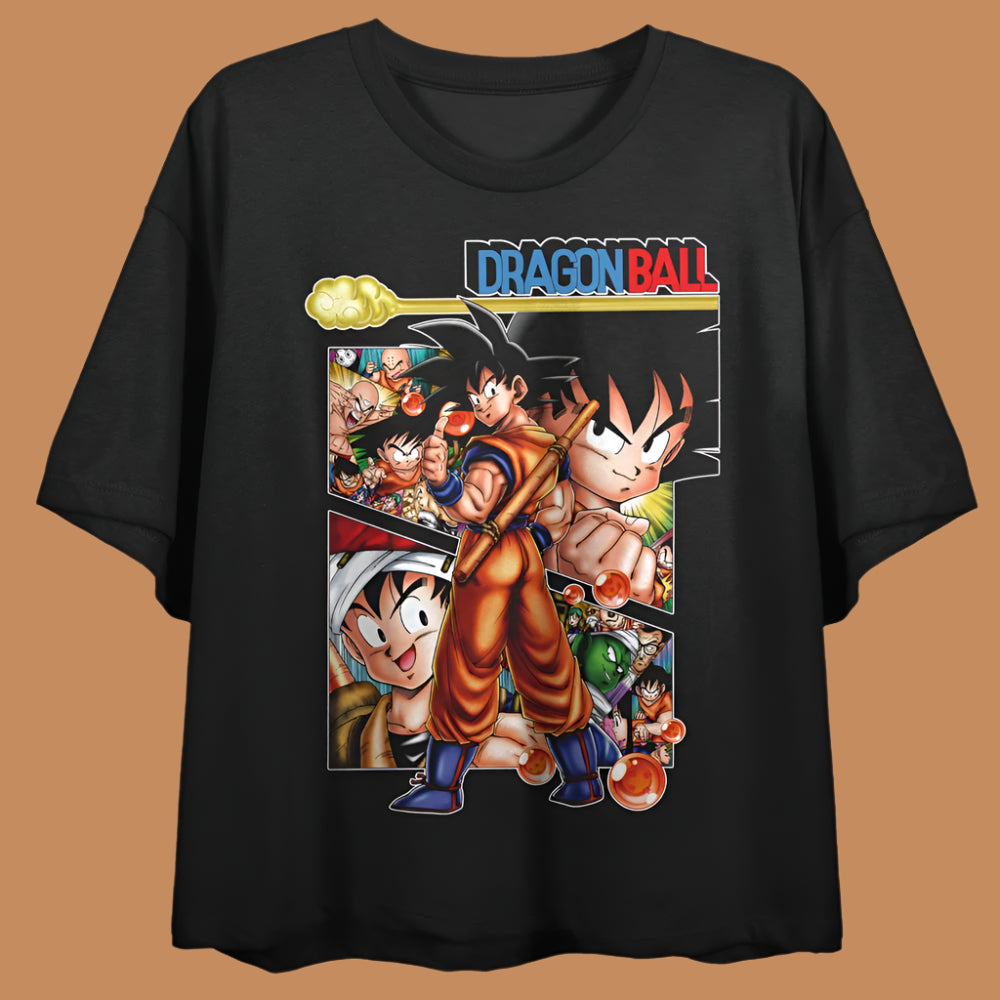 DRAGONBALL CROPPED SHIRT