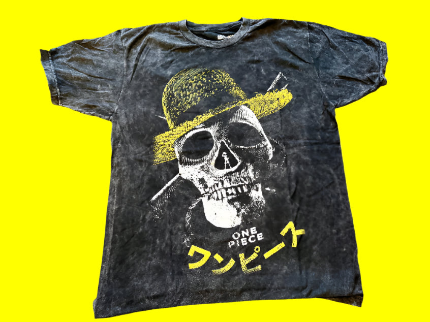 ONE PEICE STRAW HAT DISTRESSED LOOK