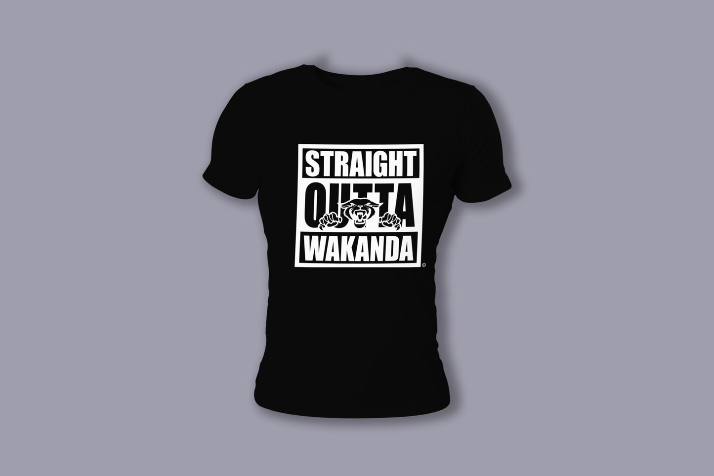 Ladies Straight Outta Wakanda Short-Sleeve T-shirt - Mean-Tees.com