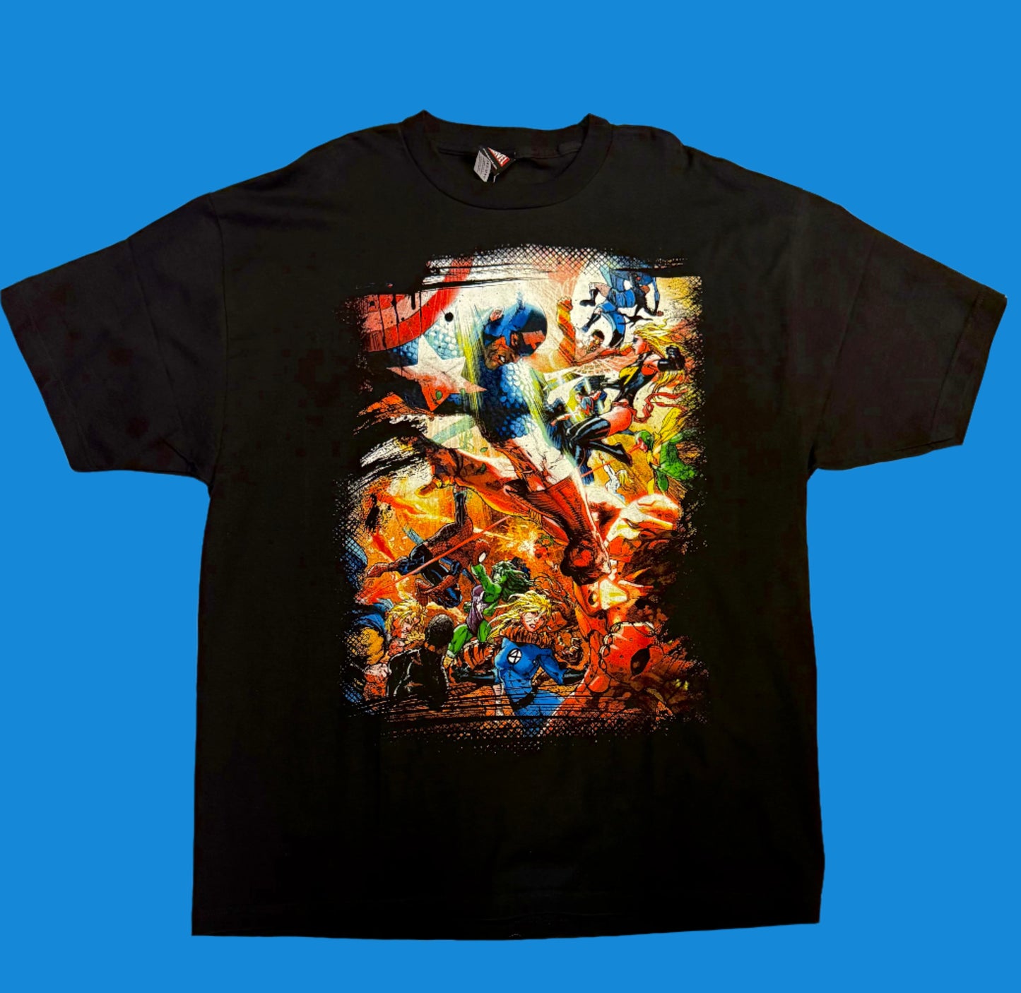 VINTAGE MARVEL HEROES CLASHING
