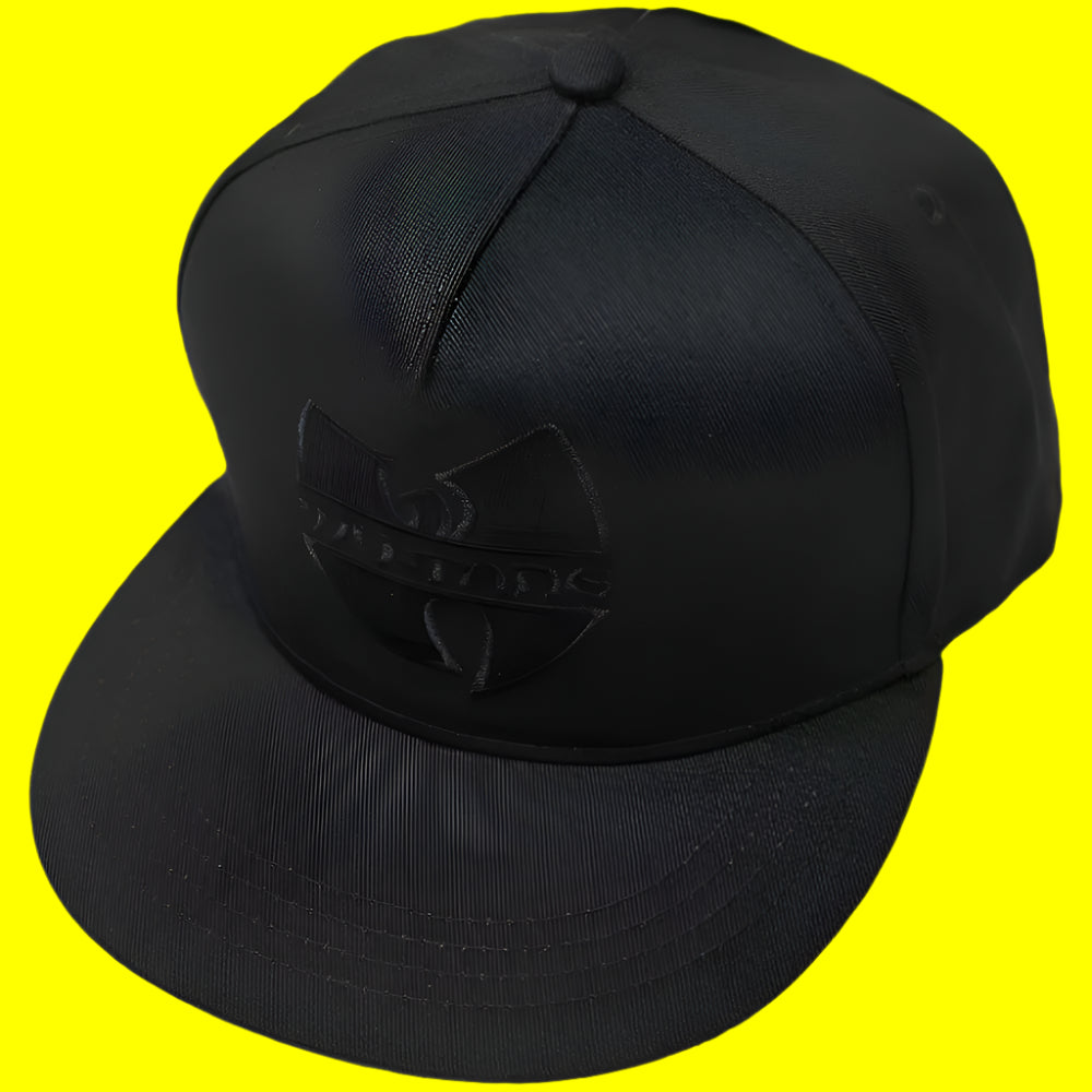 WU TANG ALL BLACK LOGO CAP
