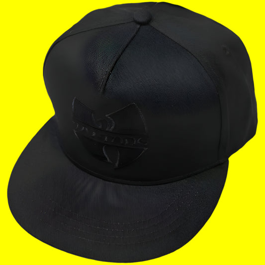 WU TANG ALL BLACK LOGO CAP
