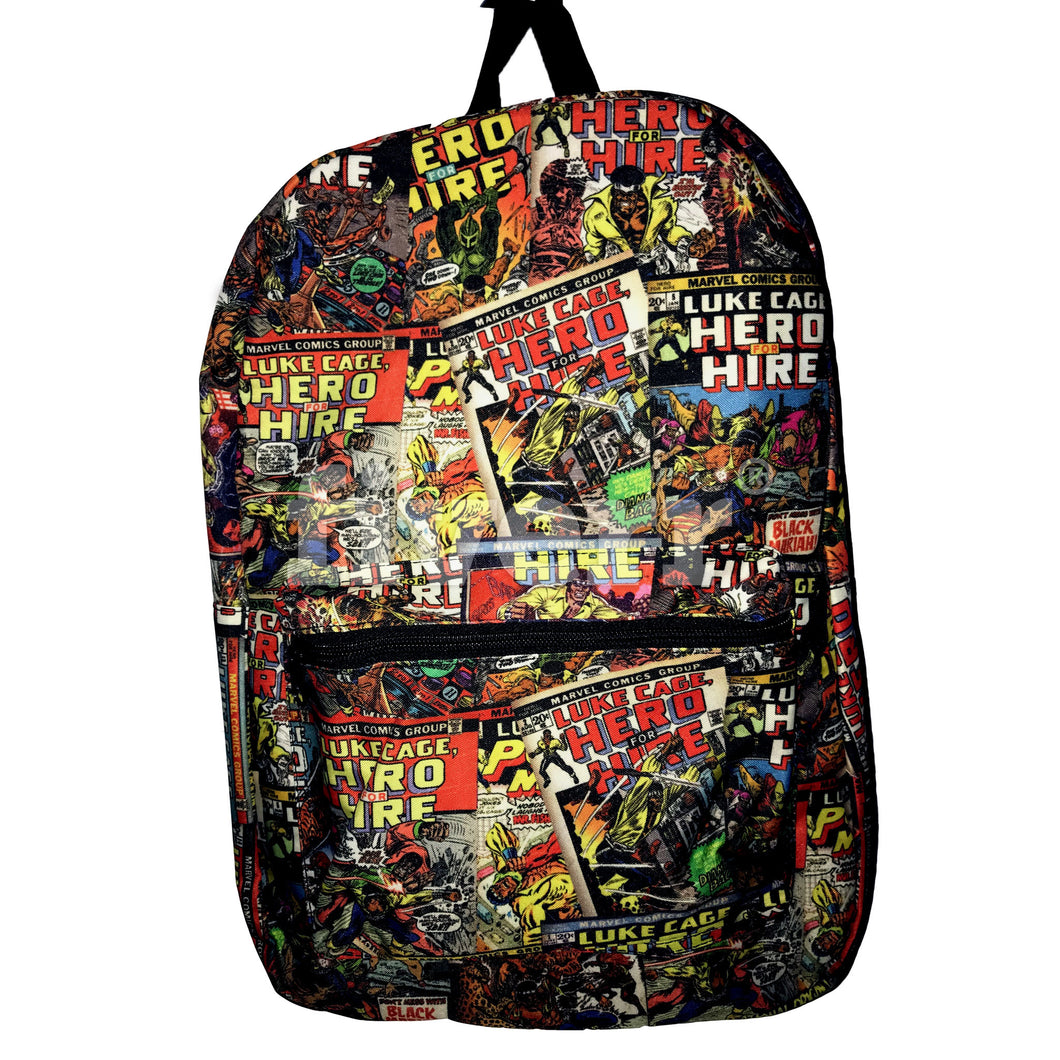 Luke Cage Sublimated Backpack - Mean-Tees.com
