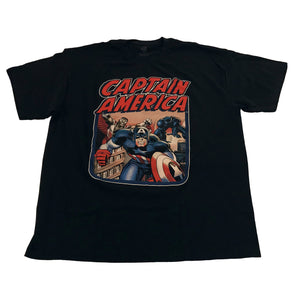 Captain America and The Falcon with Black Panther T-shirt - Mean-Tees.com