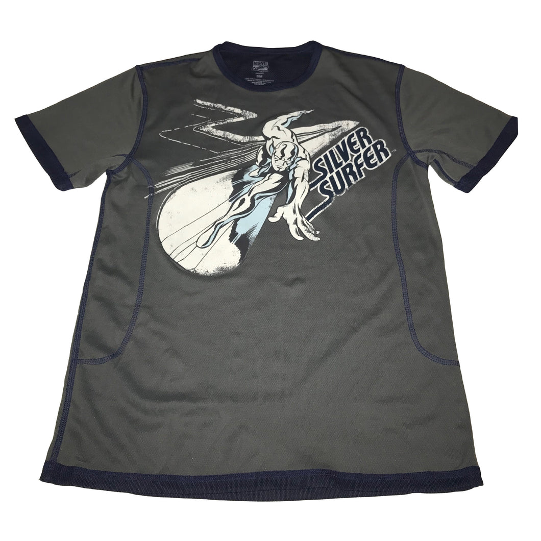 Silver Surfer Riding Mesh T-shirt - Mean-Tees.com