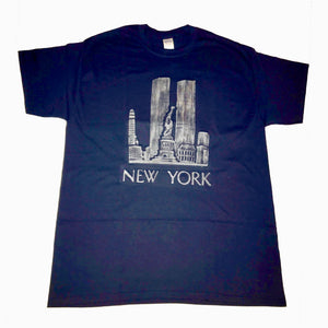 NY NY Skyline T-shirt - Mean-Tees.com