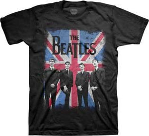 The Beatles Union Jack T-shirt - Mean-Tees.com
