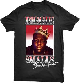 King Biggie Smalls T-shirt - Mean-Tees.com