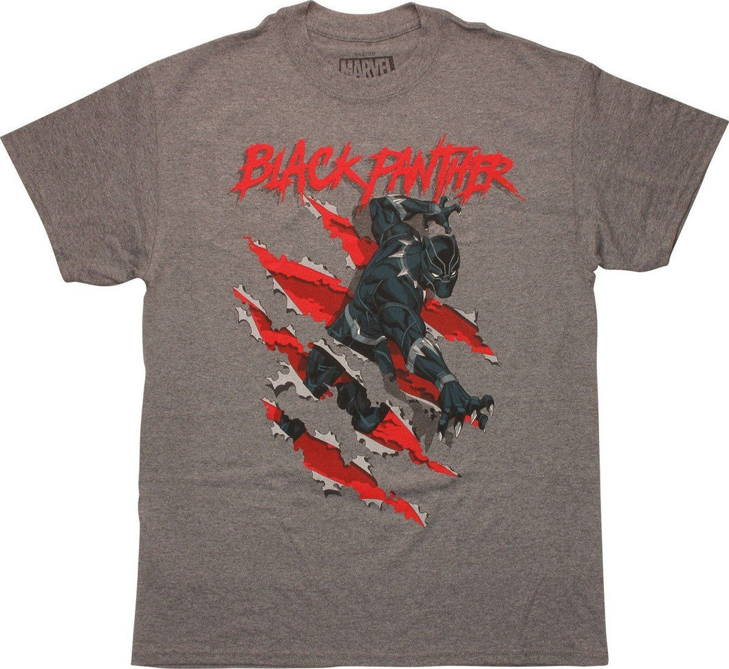 Black Panther Slash Attack - Mean-Tees.com