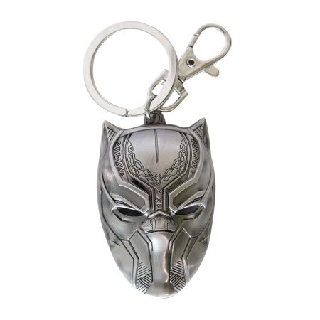 Black Panther Pewter Keychain - Mean-Tees.com
