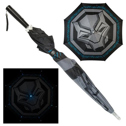 Black Panther LED Logo Umbrella - Mean-Tees.com