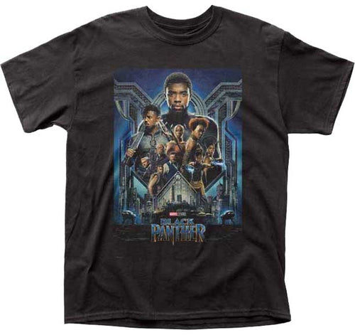 Black Panther Official Movie Poster T-shirt - Mean-Tees.com