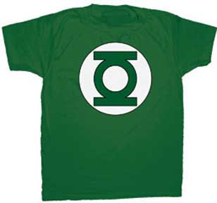 Green Lantern Classic Logo T-shirt - Mean-Tees.com