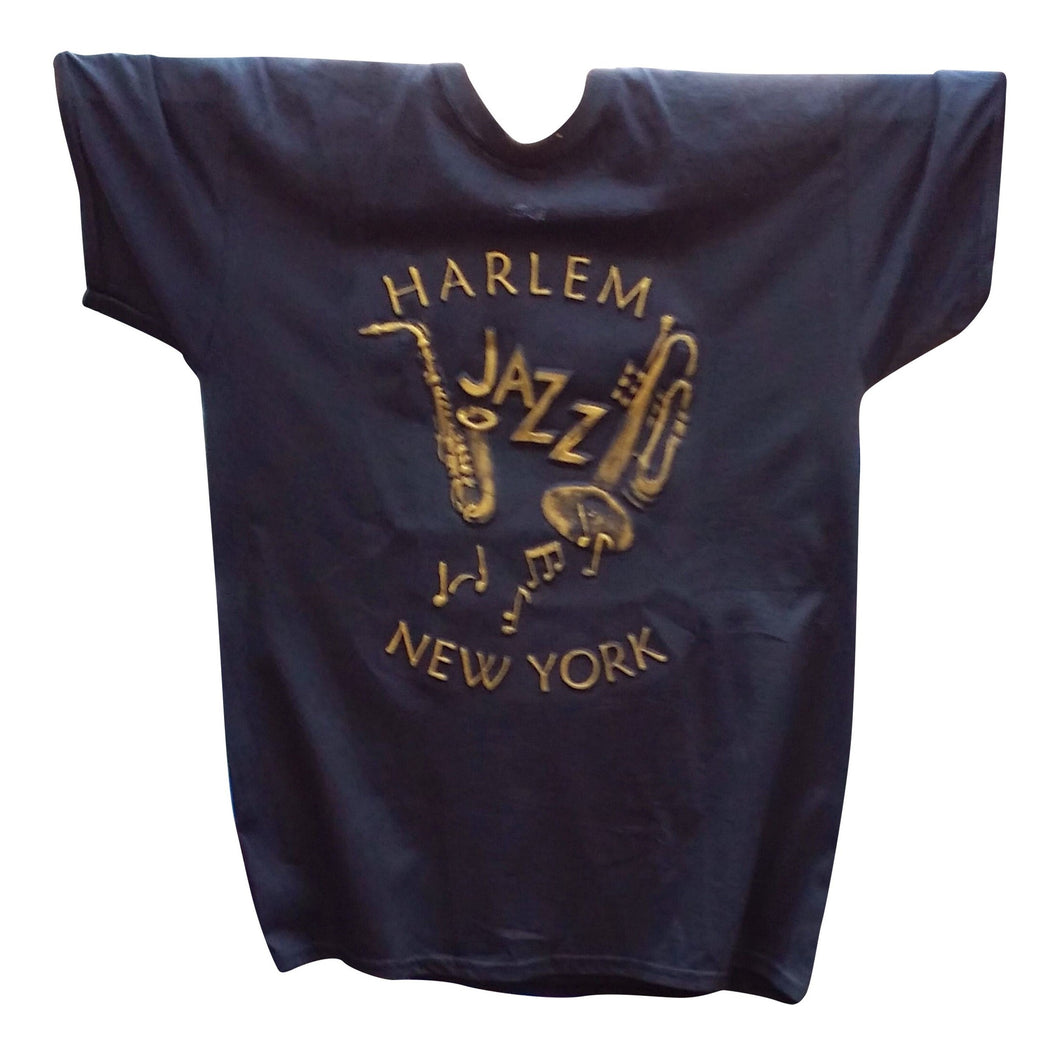 Harlem Jazz Embossed T-shirt - Mean-Tees.com