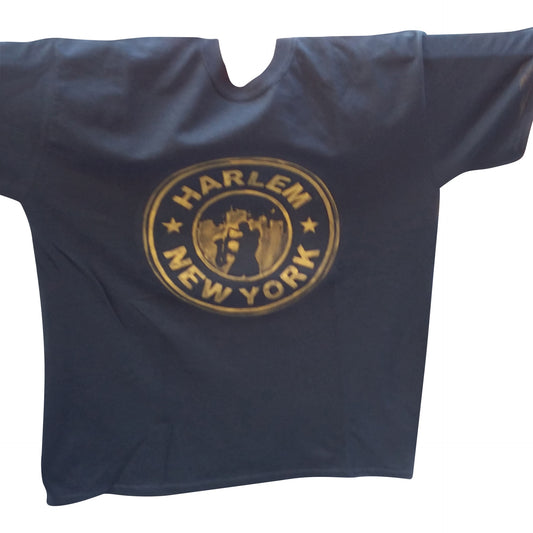 Harlem New York Embossed T-shirt - Mean-Tees.com