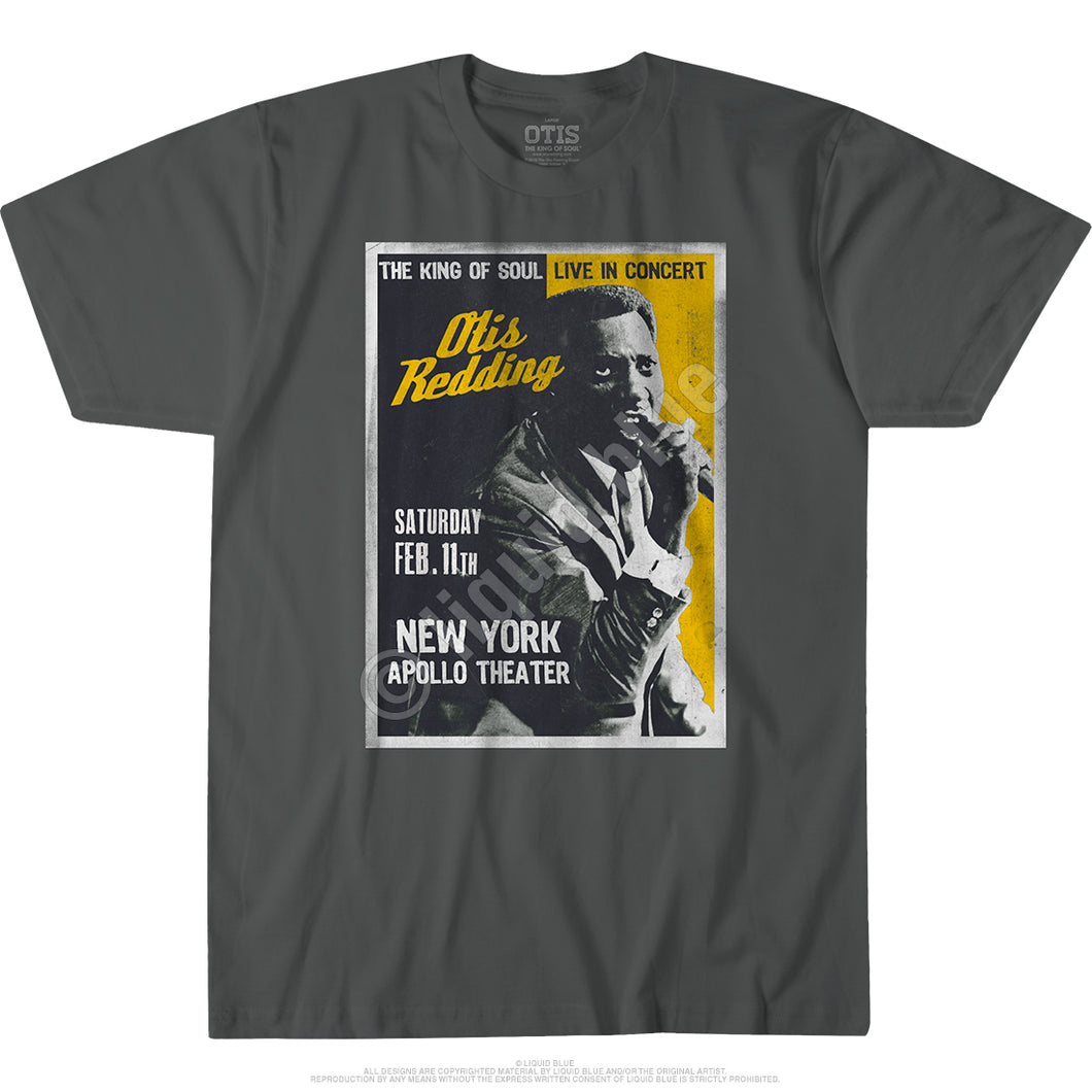 Otis Redding Live at The Apollo T-shirt - Mean-Tees.com