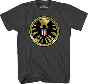 S.H.I.E.L.D. Golden Crest T-shirt - Mean-Tees.com