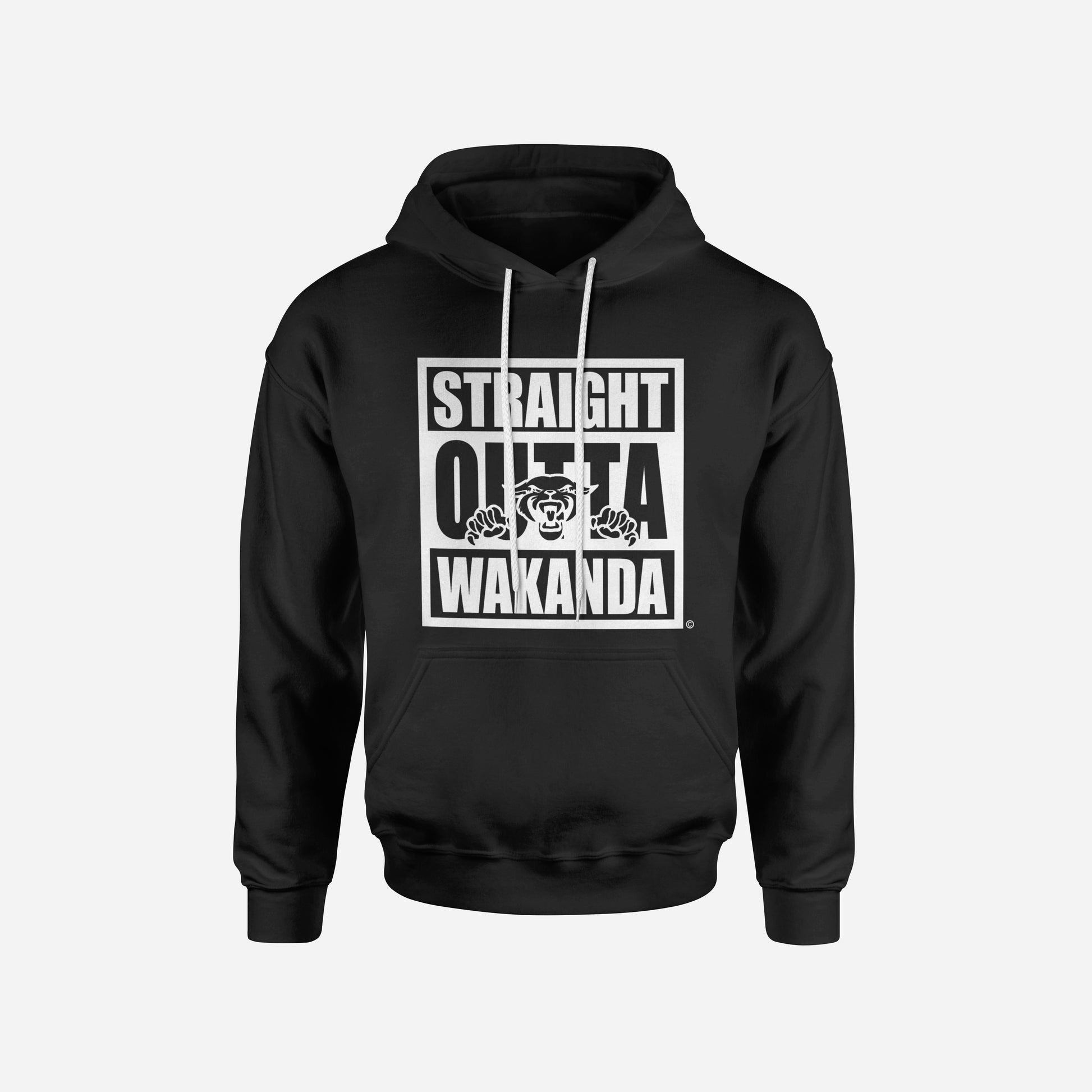 Straight Outta Wakanda Hoodie - Mean-Tees.com