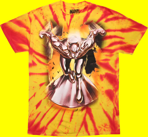 Silver Surfer Cosmic Tie Dye T Shirt - Mean-Tees.com